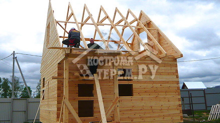 Строительство дома из бруса 6х6 Заокский район