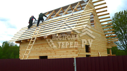 Строительство дома из бруса 6х6 Заокский район