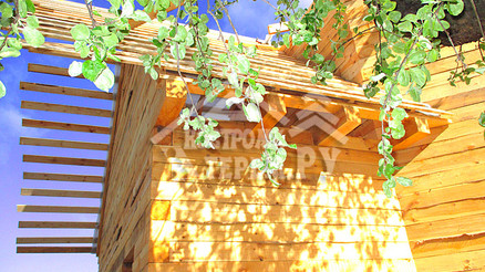 Строительство дома из бруса по проекту ДБ-22 Новосергиево