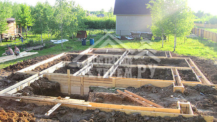 Строительство дома из бруса по проекту ДБ-119 Заокск- ДМП Романовский парк