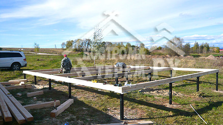 Строительство дома из бруса по проекту ДБ-140 Нижний Новгород