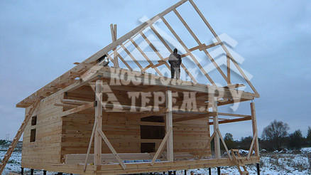Строительство дома из бруса по проекту ДБ-140 Нижний Новгород