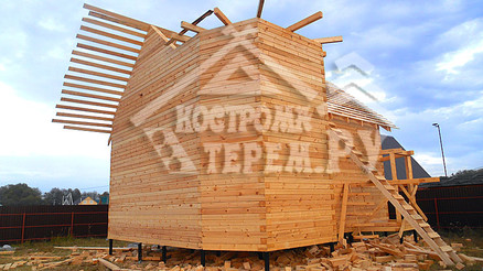 Строительство дома из бруса М.О. Бронницы. в г.Москве