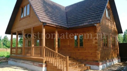 Дом из профилированного бруса г. Рыбинск ДБ-98