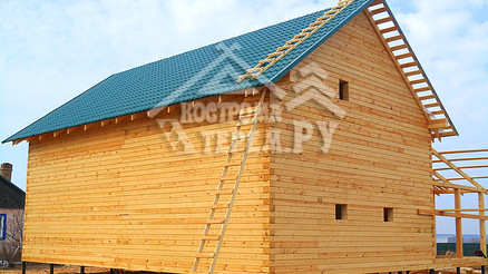 Строительство дома из бруса по проекту ДБ112 Сычевский р-н