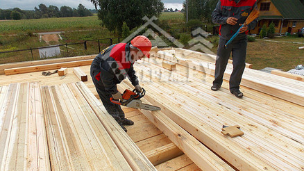 Дом из профилированного бруса п. Апушкин Волоколамск ДБ-15