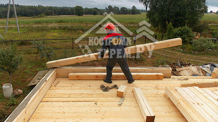 Дом из профилированного бруса п. Апушкин Волоколамск ДБ-15