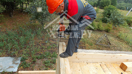 Дом из профилированного бруса п. Апушкин Волоколамск ДБ-15