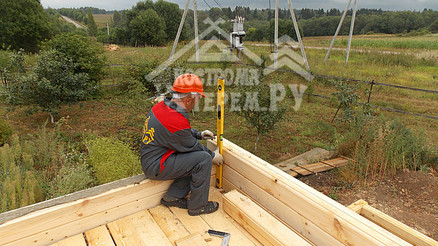Дом из профилированного бруса п. Апушкин Волоколамск ДБ-15