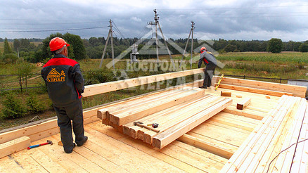 Дом из профилированного бруса п. Апушкин Волоколамск ДБ-15