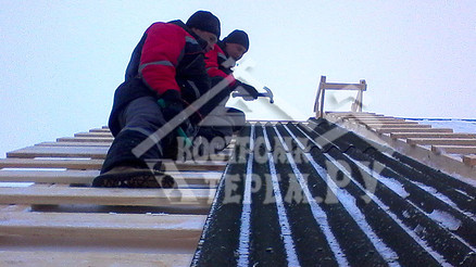 Строительство дома из бруса 6х9 д. Шаховская