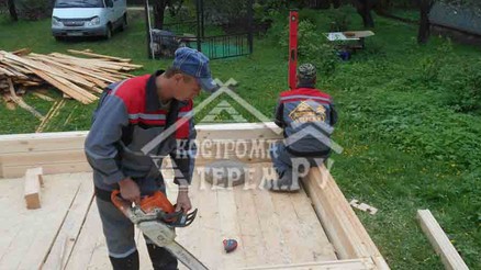 Строительство дома по проекту ДБ-2 Новорижское шоссе