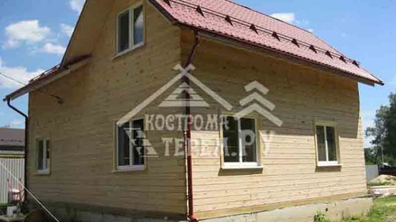 Отзыв о строительстве брусового дома 8х9 по проекту ДБ-49