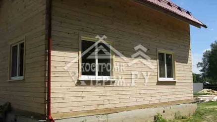 Отзыв о строительстве брусового дома 8х9 по проекту ДБ-49