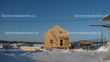 Строительство дома в д. Кузнечиха, проект ДБ-39